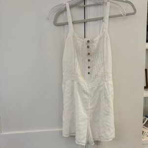 NWT Hollister Eyelet Smocked Cotton Romper
